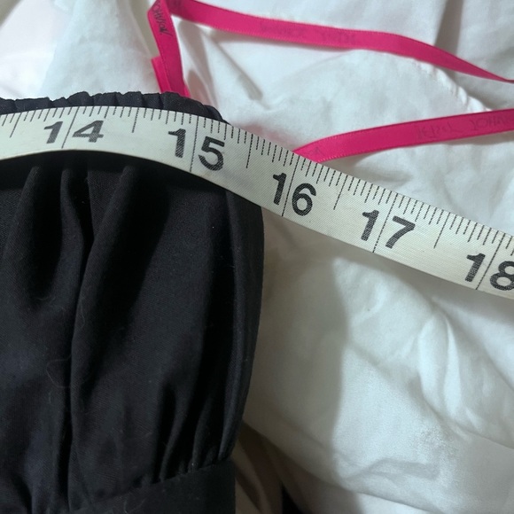 Betsey Johnson whimsigoth evening Sz 6 Black Strapless Ruffled Cocktail Dress - Picture 6 of 12